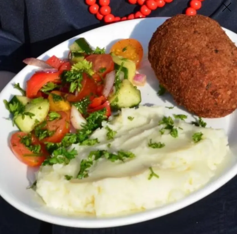 Classic Chicken Kyiv at MLYN Ukrainian Restaurant in Winnipeg, MB